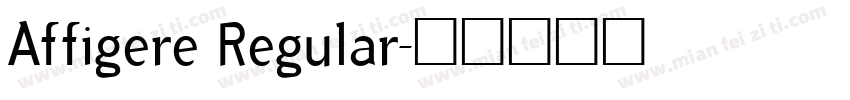 Affigere Regular字体转换